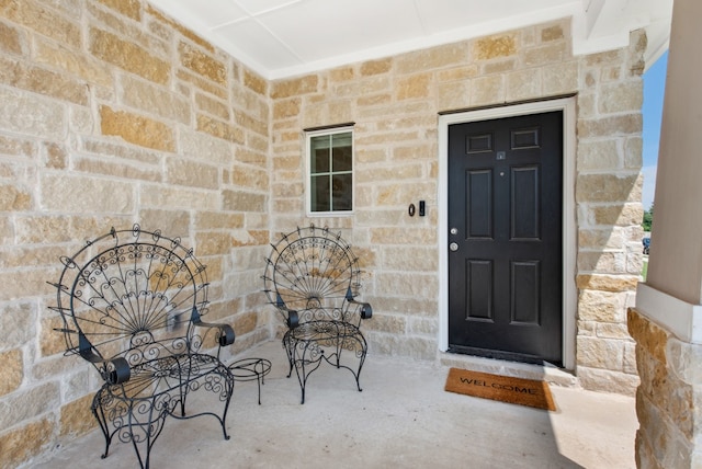 11 Bent Trail Ln, Georgetown, TX 78628 - property entrance featuring stone siding