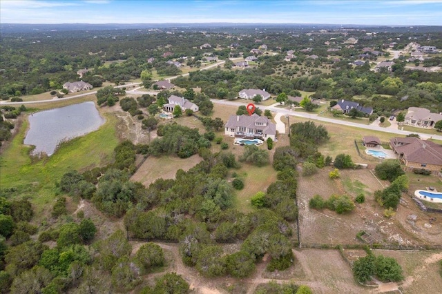 209 Steamboat Xing, Dripping Springs, TX 78620 - view of property location featuring a nearby body of water and nearby suburban area