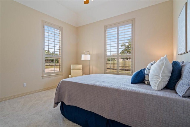 209 Steamboat Xing, Dripping Springs, TX 78620 - carpeted bedroom with baseboards and a ceiling fan