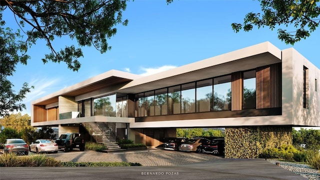 13451 Bullick Hollow Rd, Austin, TX 78726 - view of property featuring stairway