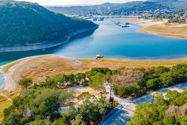 13451 Bullick Hollow Rd, Austin, TX 78726 - aerial view of a water and mountain view