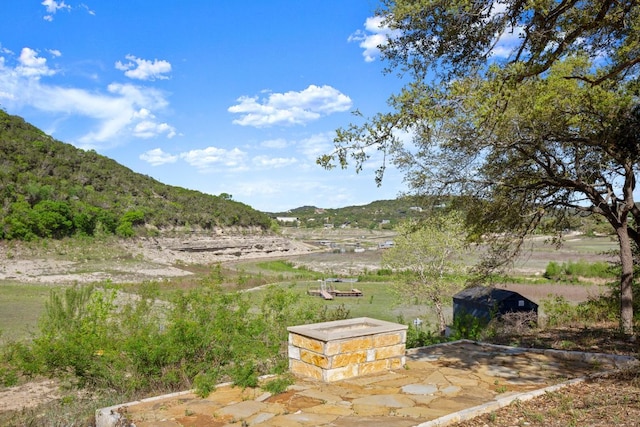 13451 Bullick Hollow Rd, Austin, TX 78726 - view of yard with a mountain view