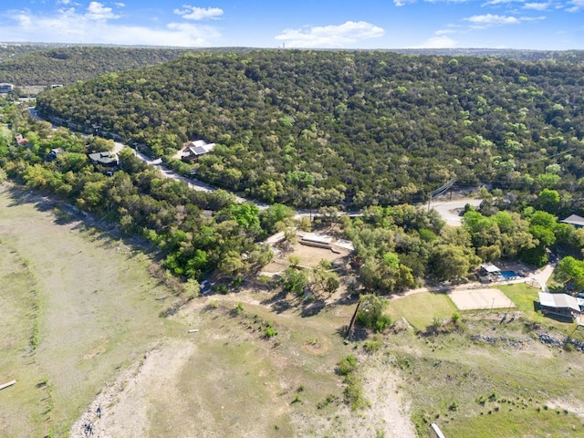 13451 Bullick Hollow Rd, Austin, TX 78726 - aerial view of property's location with a heavily wooded area
