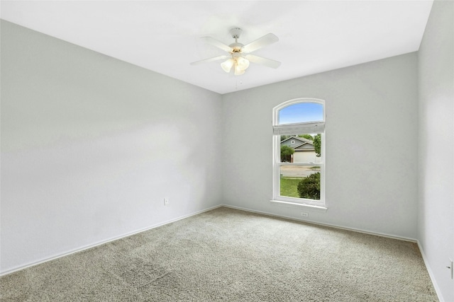 1603 Country Squire Dr, Cedar Park, TX 78613 - carpeted empty room featuring a ceiling fan and baseboards