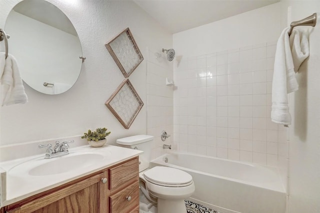 227 Woodlake Dr, Georgetown, TX 78633 - full bath with vanity and tub / shower combination