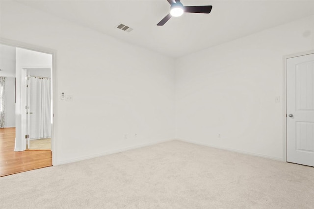 286 Stone View Trl, Austin, TX 78737 - carpeted empty room with ceiling fan and baseboards