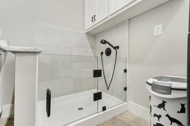 795 Van Bibber Rd, Salado, TX 76571 - full bath featuring a shower stall and baseboards