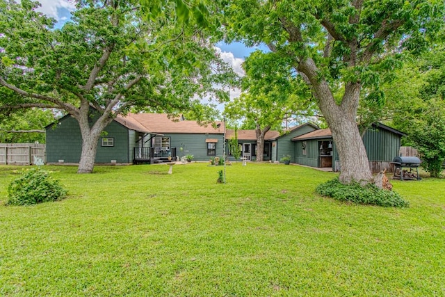 1408 W Clark St, Bartlett, TX 76511 - view of yard