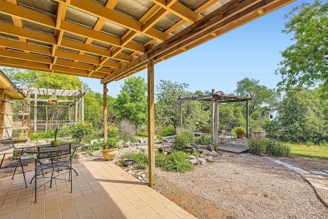 view of patio / terrace with outdoor dining space