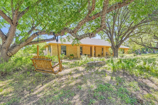 view of back of property