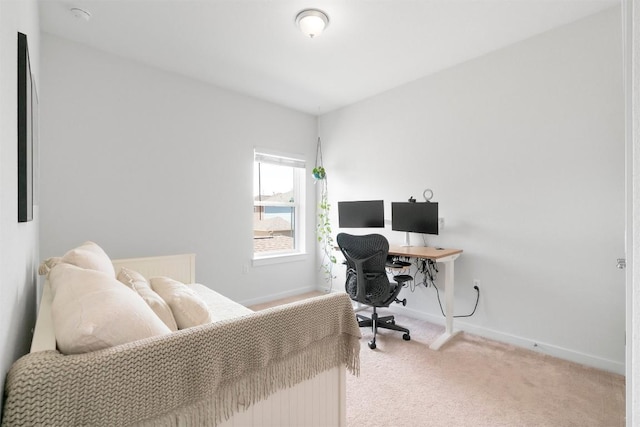 2204 Robert Browning St, Austin, TX 78723 - home office with light carpet and baseboards