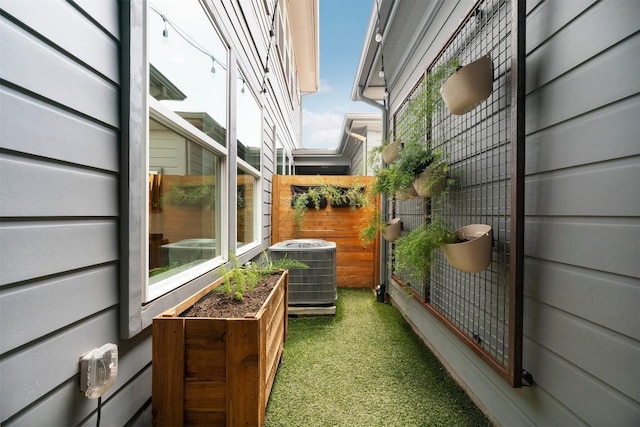 2204 Robert Browning St, Austin, TX 78723 - view of property exterior with central AC unit