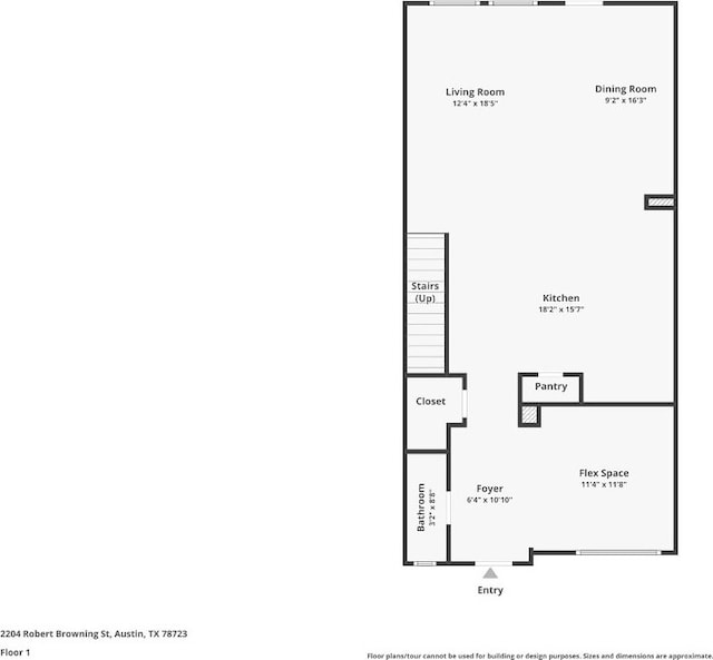 2204 Robert Browning St, Austin, TX 78723 - home floor plan