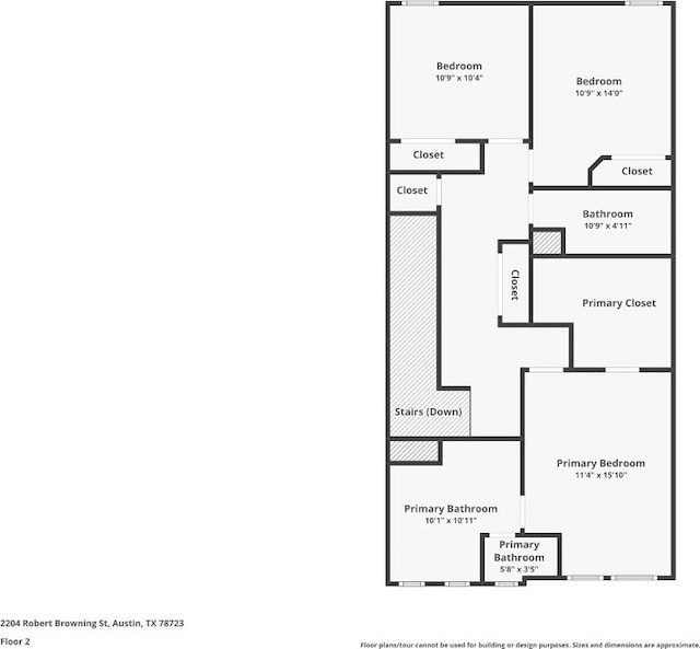 2204 Robert Browning St, Austin, TX 78723 - room layout