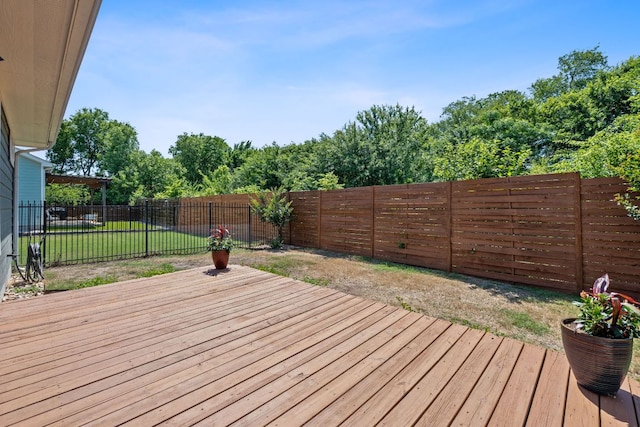 6008 Rubicon Run, Austin, TX 78745 - view of wooden terrace