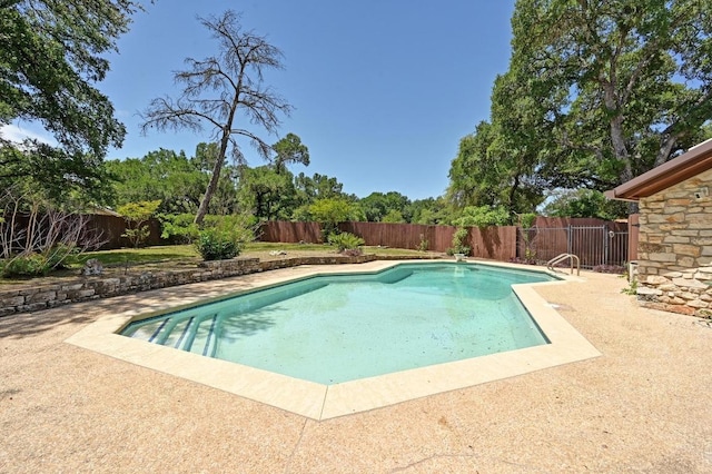 107 Phalarope Dr, Buda, TX 78610 - view of pool with a fenced backyard