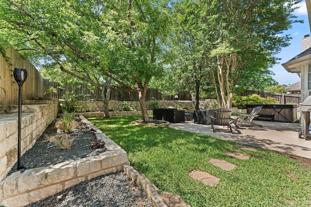 7016 Bending Oak Rd, Austin, TX 78749 - view of yard with a patio