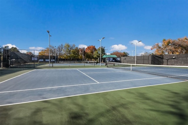 111 Bear Creek Ln, Georgetown, TX 78633 - view of tennis court with fence and community basketball court