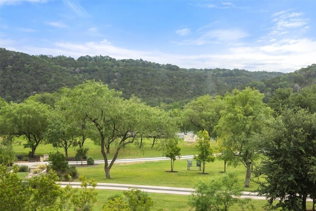908 Cypress Grove Dr, Austin, TX 78732 - view of home's community featuring a wooded view and a lawn