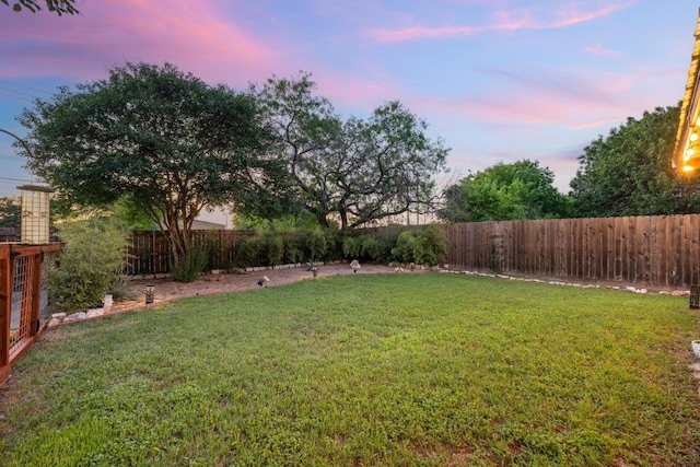 7516 Marble Crest Dr, Austin, TX 78747 - view of yard at dusk