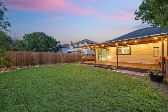 7516 Marble Crest Dr, Austin, TX 78747 - view of yard featuring a deck