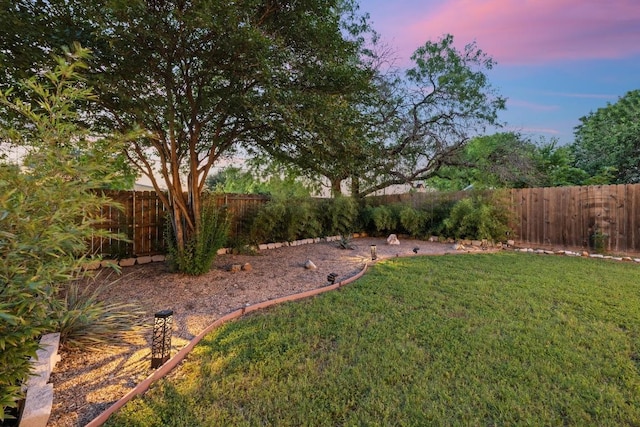 7516 Marble Crest Dr, Austin, TX 78747 - view of yard at dusk