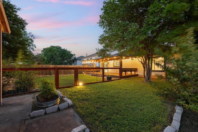 7516 Marble Crest Dr, Austin, TX 78747 - view of yard at dusk