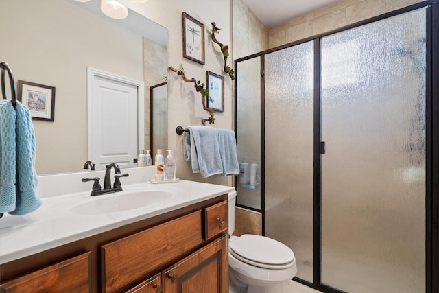 4332 Teravista Club Dr Unit 69, Round Rock, TX 78665 - full bath featuring vanity, a shower stall, and toilet