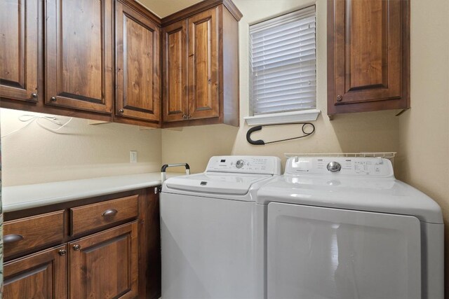 4332 Teravista Club Dr Unit 69, Round Rock, TX 78665 - washroom featuring cabinet space and washing machine and clothes dryer