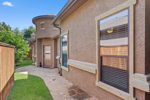 4332 Teravista Club Dr Unit 69, Round Rock, TX 78665 - doorway to property with stucco siding