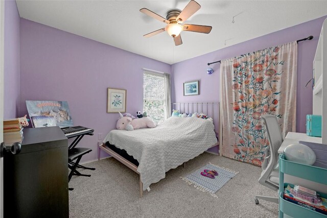 5228 Bantom Woods Bnd, Austin, TX 78724 - bedroom featuring carpet flooring and ceiling fan