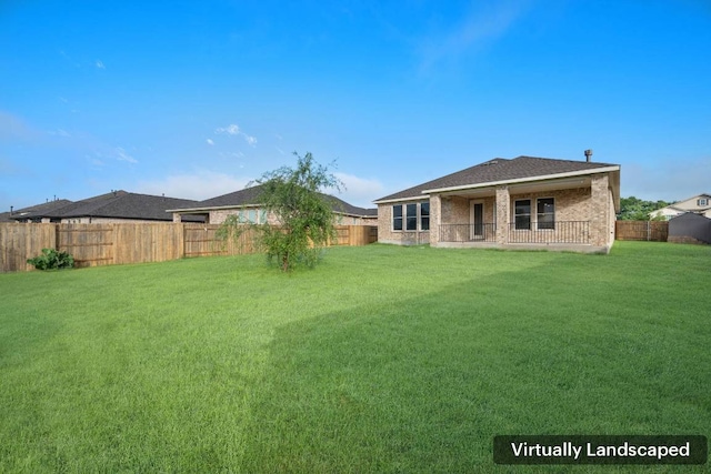 159 Nodena Dr, Dripping Springs, TX 78620 - back of property with brick siding