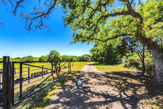 17270 Fm 112, Thrall, TX 76578 - view of road featuring a gate and a view of countryside