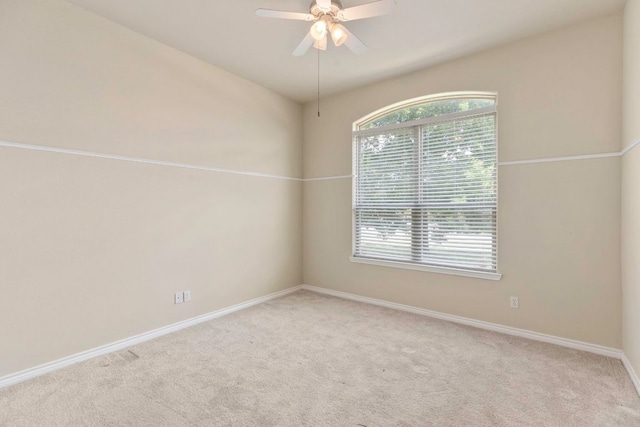 15105 General Williamson Dr, Austin, TX 78734 - spare room featuring light colored carpet and a ceiling fan