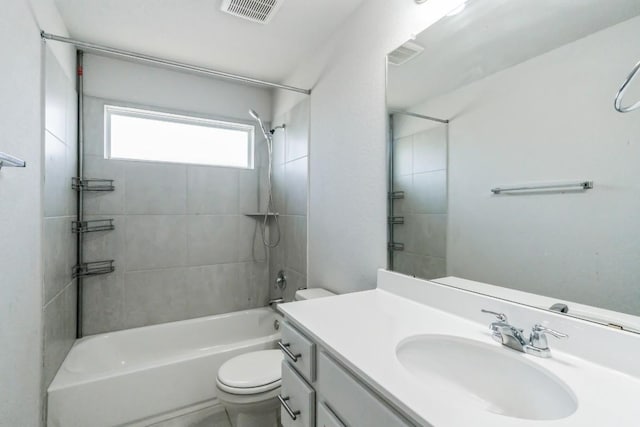 12003 Corsicana Trl, Manor, TX 78653 - full bath with toilet, vanity, and shower / bath combination
