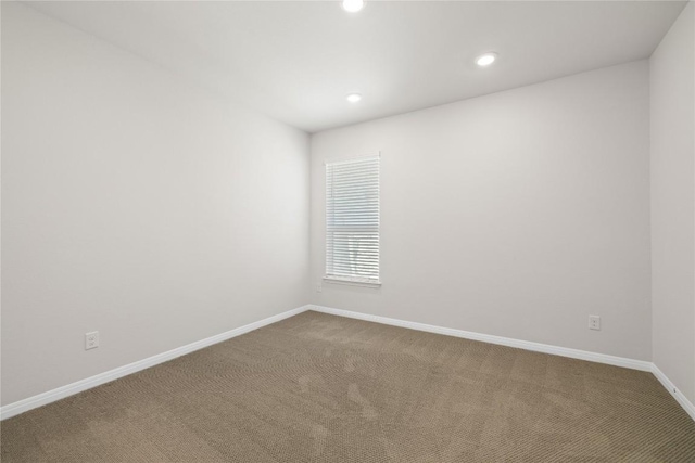 5213 Fresno Ave, Pflugerville, TX 78660 - carpeted spare room with recessed lighting and baseboards