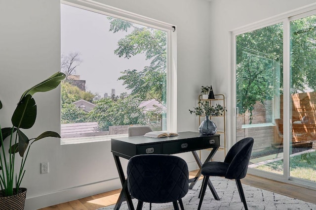 1140 Northwestern Ave Unit 2, Austin, TX 78702 - office featuring wood finished floors