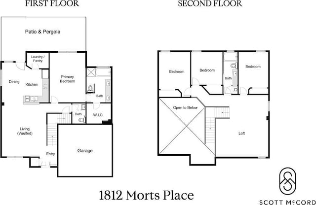 1812 Morts Pl, Manchaca, TX 78652 - floor plan / room layout