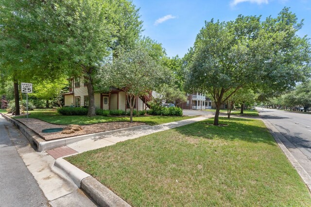 4015 Speedway Unit 1, Austin, TX 78751 - view of property hidden behind natural elements with a front yard