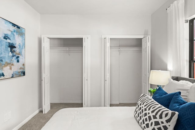 4015 Speedway Unit 1, Austin, TX 78751 - bedroom with multiple closets and carpet flooring