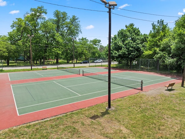 4015 Speedway Unit 1, Austin, TX 78751 - view of tennis court with community basketball court
