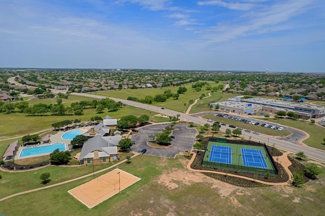 19817 Chayton Cir, Pflugerville, TX 78660 - aerial view of a pool area