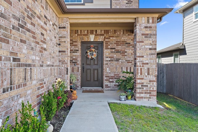 446 Thunder Valley Trl, Georgetown, TX 78626 - view of exterior entry with brick siding