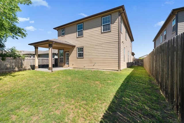 446 Thunder Valley Trl, Georgetown, TX 78626 - rear view of house featuring a patio