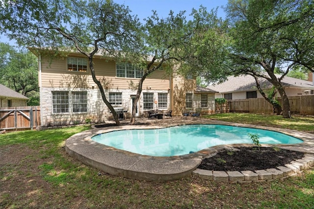 17112 Crescent Heights Trl, Austin, TX 78717 - view of swimming pool
