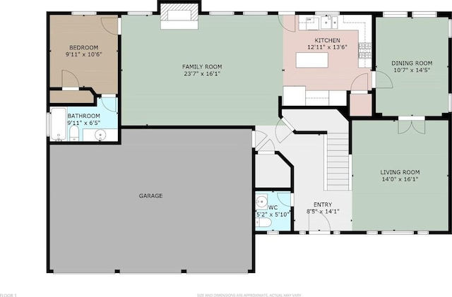 17112 Crescent Heights Trl, Austin, TX 78717 - floor plan / room layout