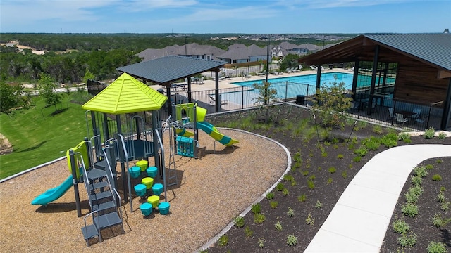1704 Plum Tree Way, Georgetown, TX 78628 - community jungle gym with a community pool