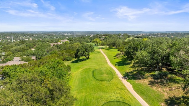 210 Hazeltine Dr, Lakeway, TX 78734 - drone / aerial view of a golf course