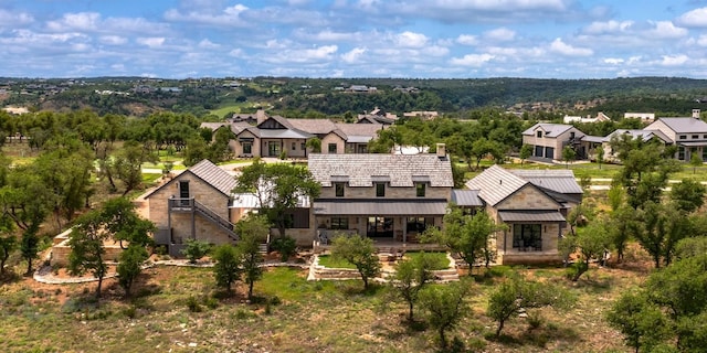 201 E Eldorado Ridge Dr, Fredericksburg, TX 78624 - aerial perspective of suburban area