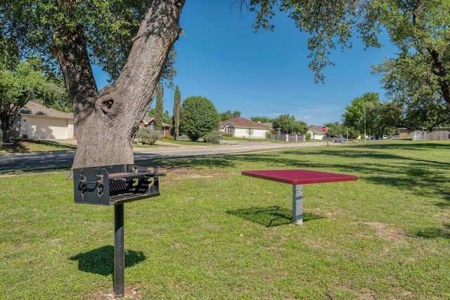 surrounding community featuring a yard